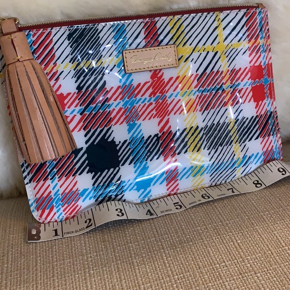 Dooney & Bourke cosmetic zip/tassel bag NWOT - Picture 1 of 7